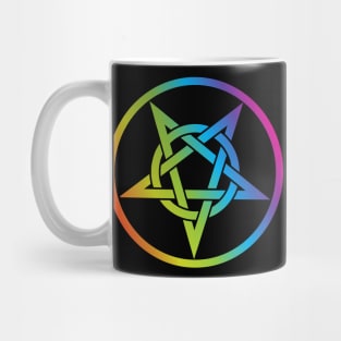 Rainbow Pentagram Mug